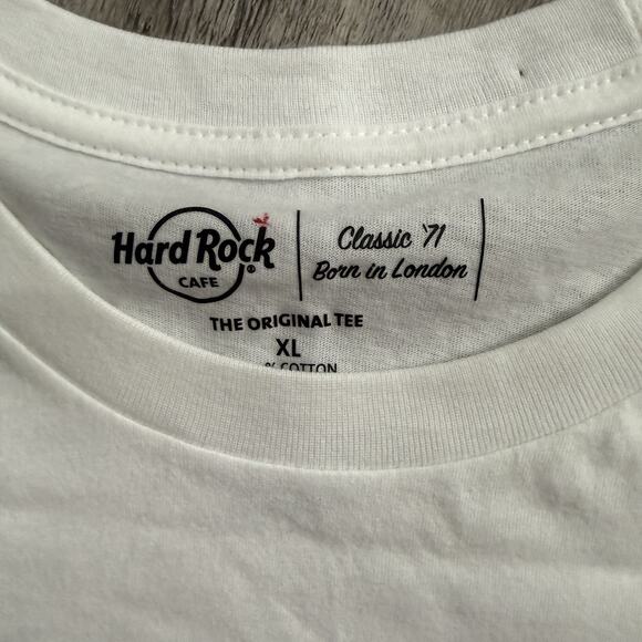 Vtg Hard Rock Cafe T-Shirt Mens XL White Key West Florida Graphic Cotton NOS - Picture 2 of 8